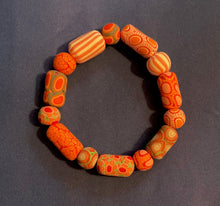 Load image into Gallery viewer, Orange &#39;pebble&#39; bracelet
