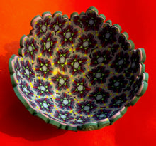 Load image into Gallery viewer, Purple flower bowl
