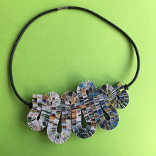 Load image into Gallery viewer, &#39;journey&#39; recycled paper necklace
