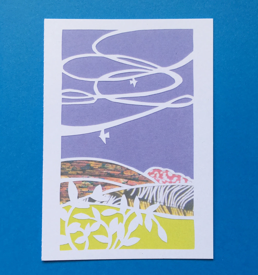'Spring' design, greetings card
